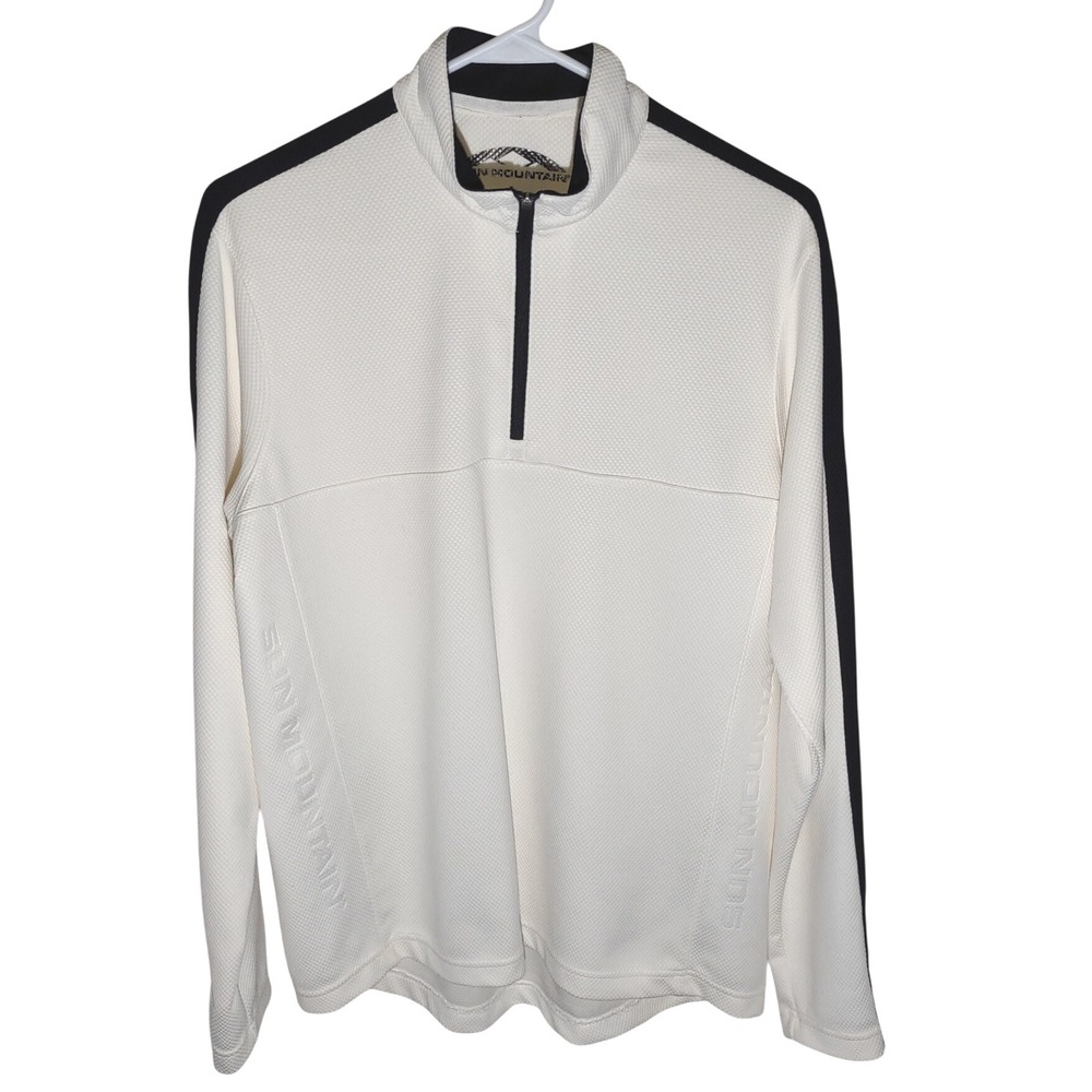 Sun Mountain Golf Pullover Half Zip Long Sleeve Athletic Top L